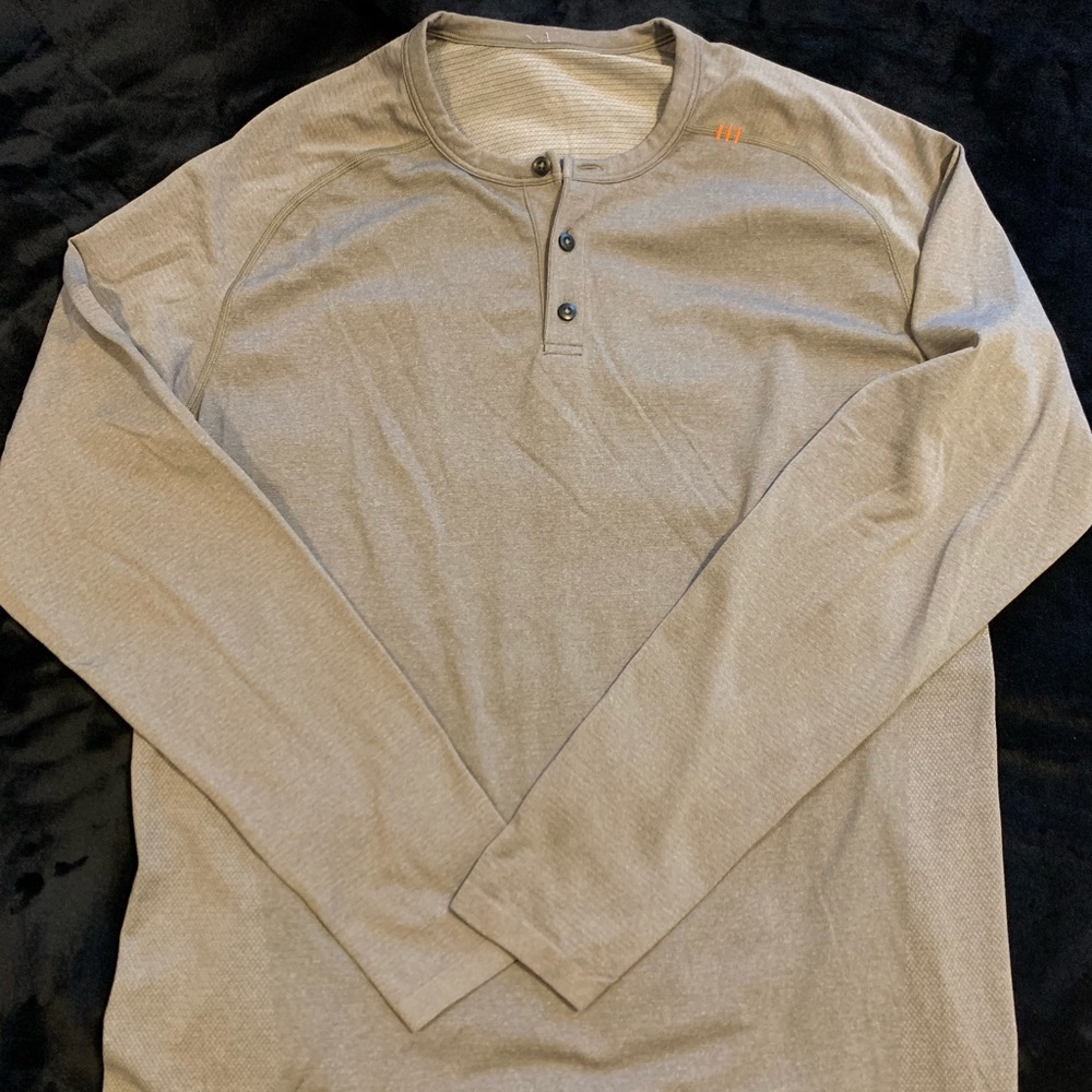 Men’s Lululemon Henley Long Sleeve Shirt